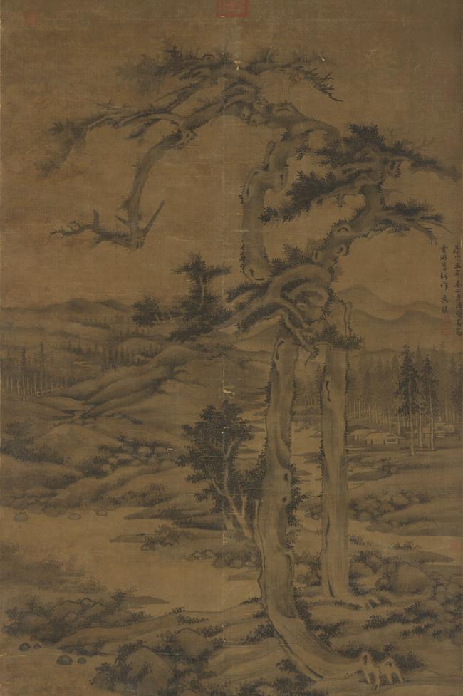 山水画入门临摹作品,山水画入门线条练习