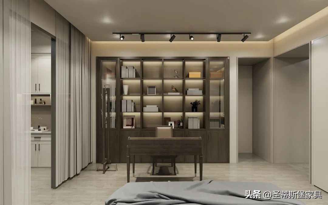 圣蒂斯堡高端定制全案设计中心,圣蒂斯堡全案设计样板间