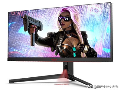 aoc34寸带鱼屏怎么调节上下,aoc34英寸带鱼屏