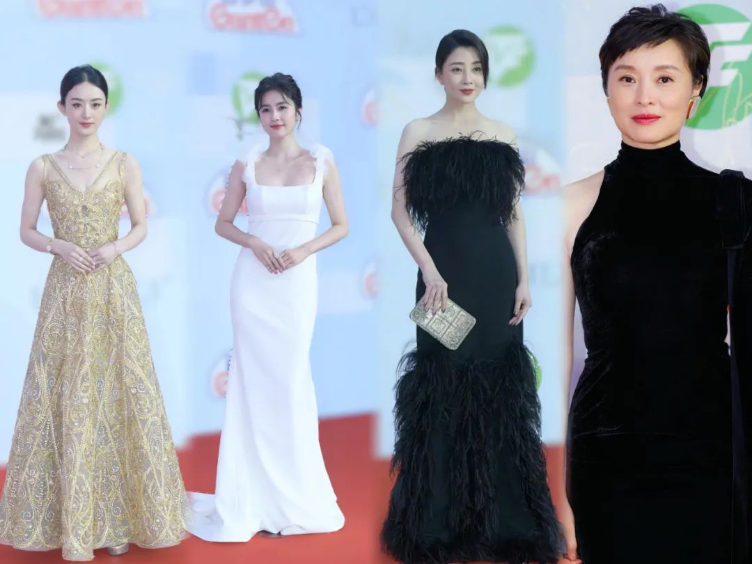 赵丽颖白玉兰奖黑色礼服照片,赵丽颖白玉兰奖造型图片