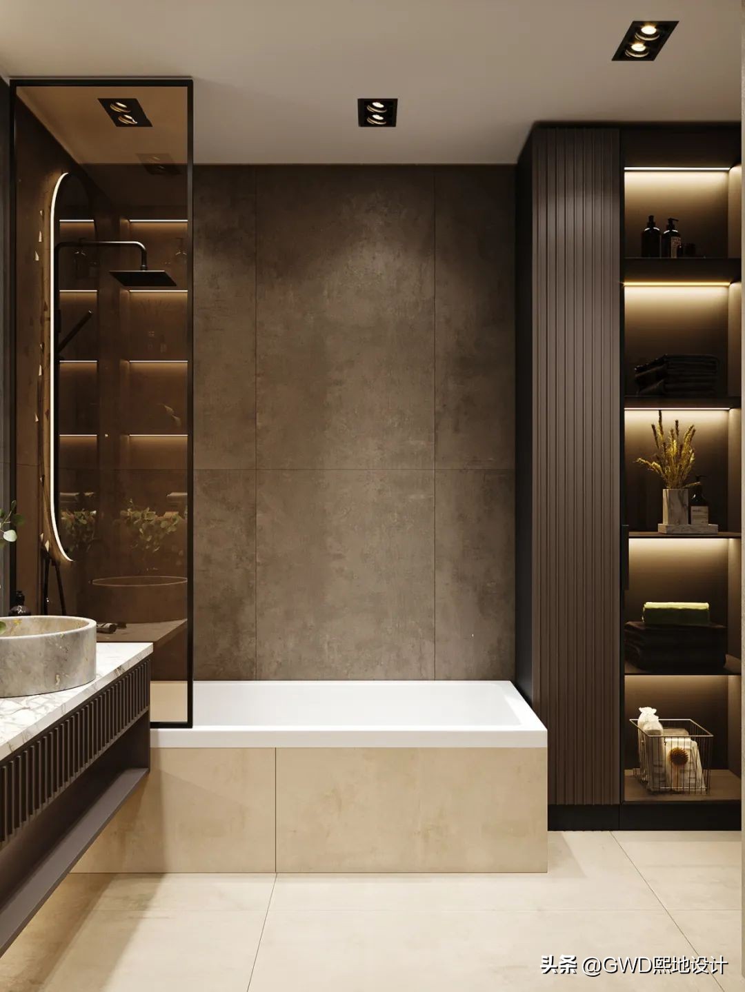 最美卫生间装修效果图,2021最火卫生间设计效果图