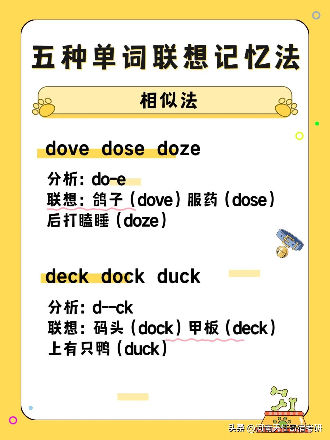 考研单词联想记忆,考研单词怎么记单词效率高