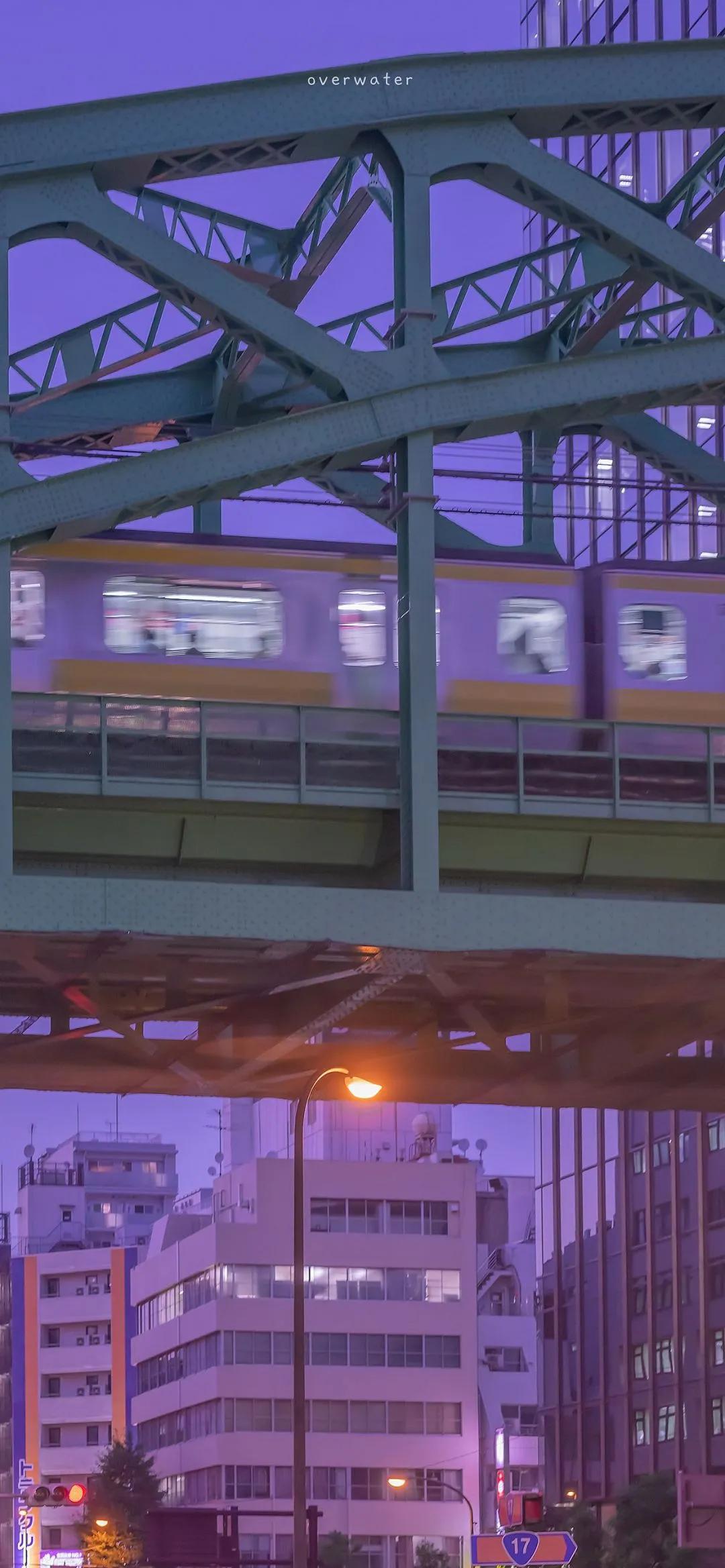 治愈系紫色手机壁纸,主屏和锁屏壁纸一对紫色