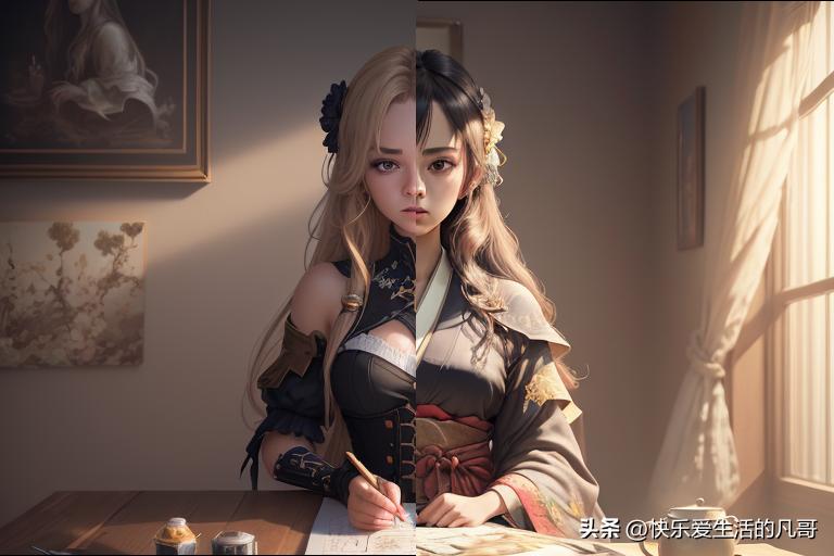 ai绘图前后图片,stablediffusion图生图