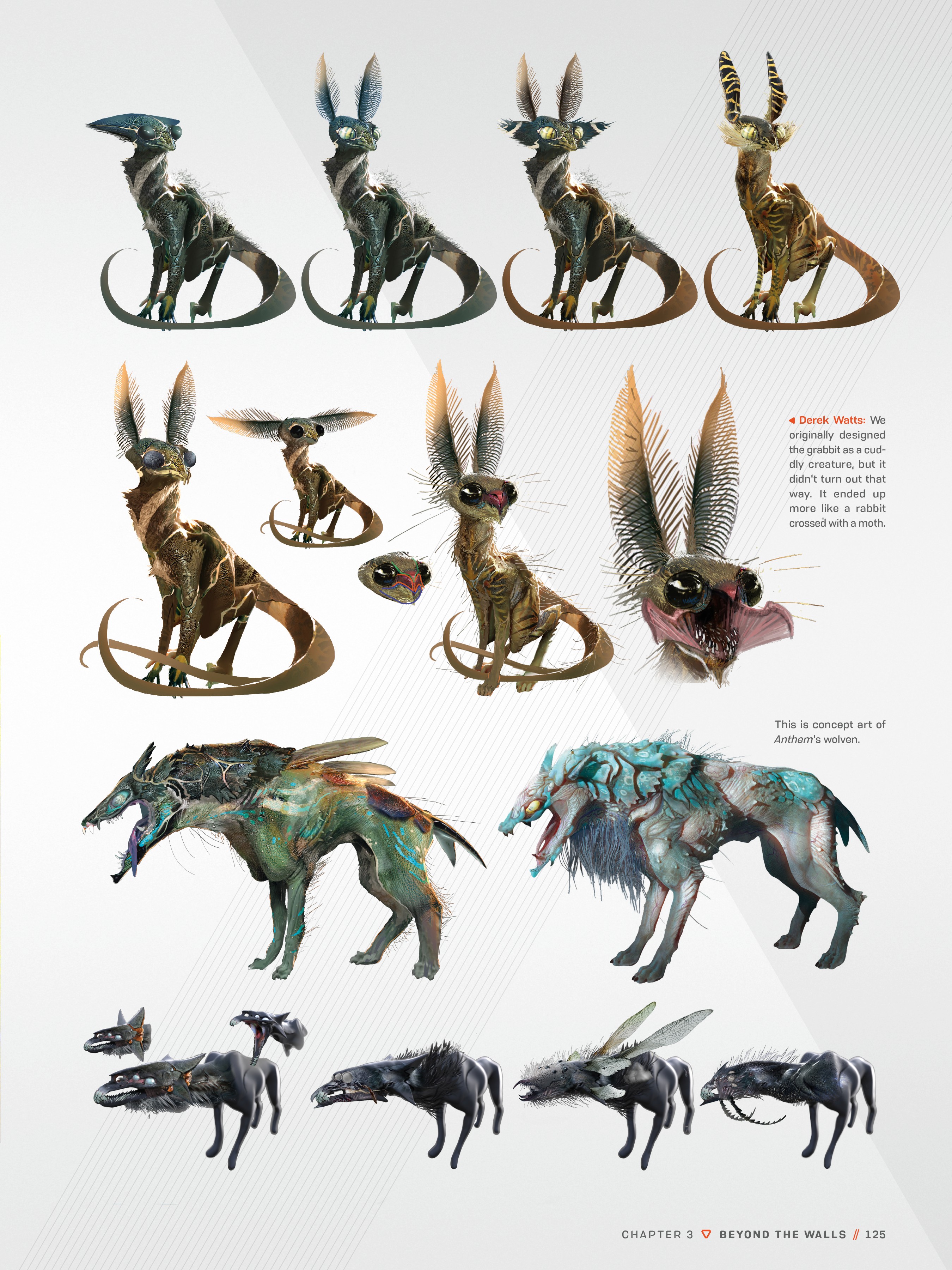 科幻怪与机械战甲的圣歌｜游戏TheArtofAnthem官方艺术设定集