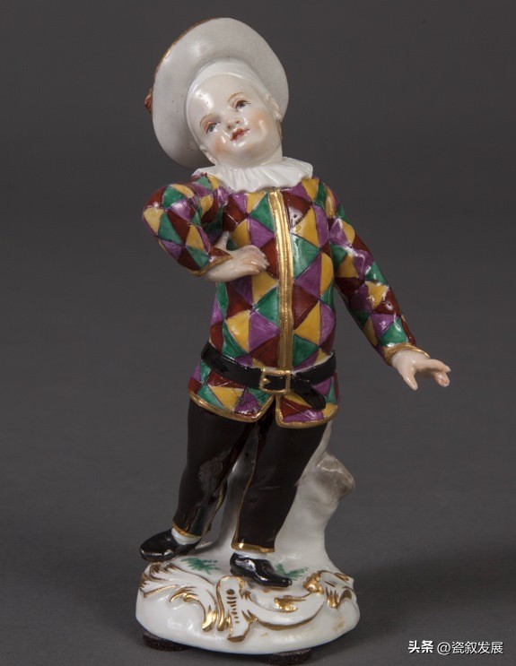 带着“烟火气”的德国梅森Meissen御窑人物瓷塑之小丑角色造型