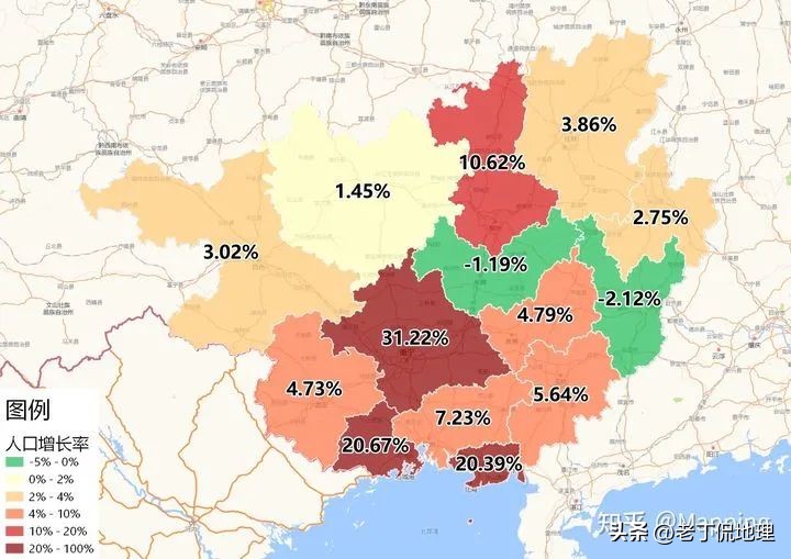 人口分布图中国城市,各省城市人口分布图