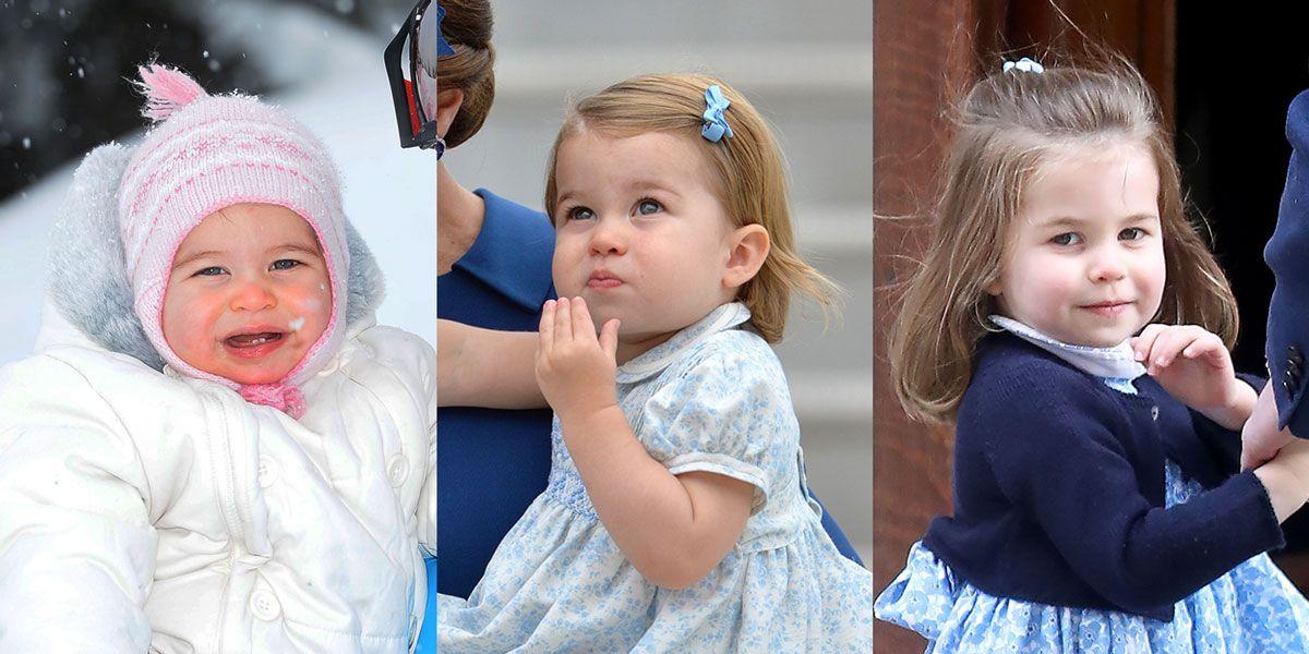 夏洛特公主与哈里王子的亲密接触,哈里王子梅根和小公主夏洛特