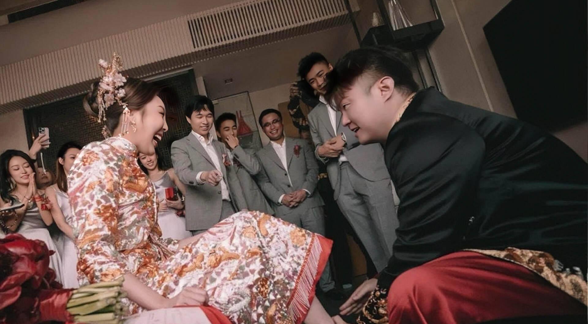 赌王儿子当伴郎的香港婚礼,赌王儿子参加婚礼