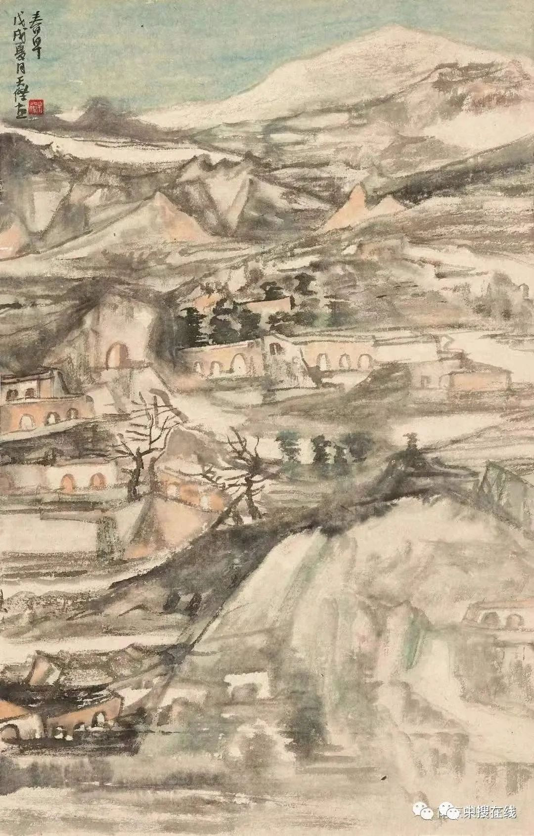 彭城画派：朱天杰先生山水画鉴赏专栏编辑发布：中搜在线