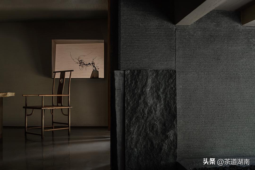 不装吊顶的禅意茶室装修效果图,广东禅意茶室私人会所包厢设计