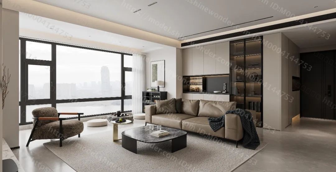 简约风格怎么布局好,高级简约风装修风格大落地窗