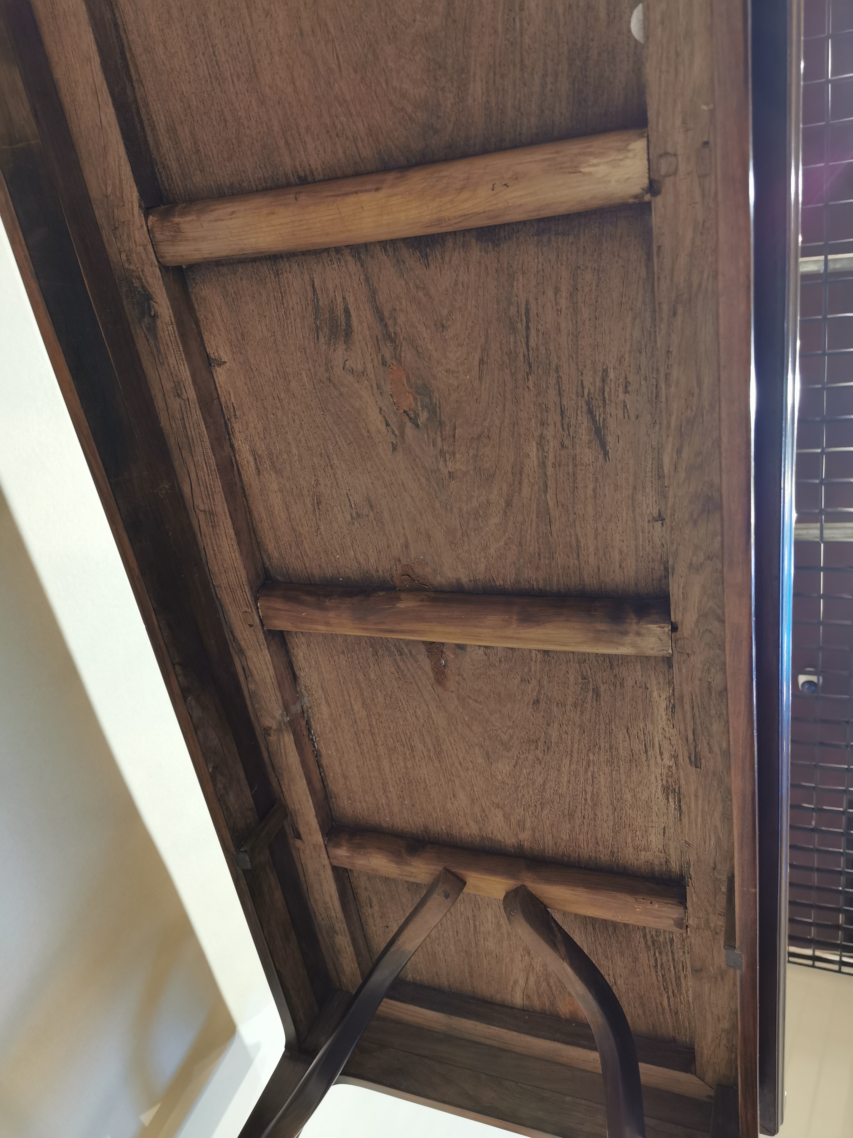 明代旧麒麟纹黄花梨交椅清理方法,黄花梨表面清理