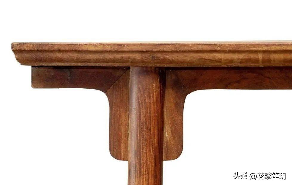 明式黄花梨书房大画案,明黄花梨夹头榫画案