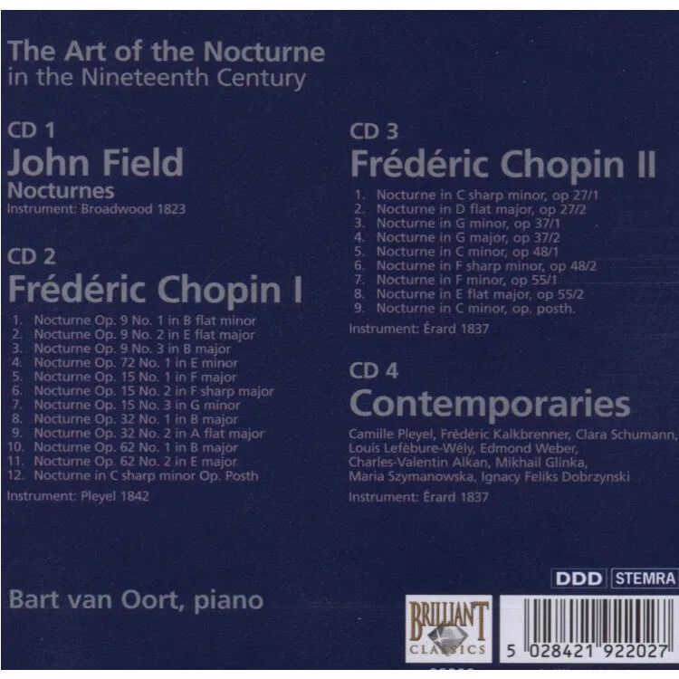 巴特·冯·奥特以三把珍贵古钢琴奏响费尔德肖邦《夜曲》