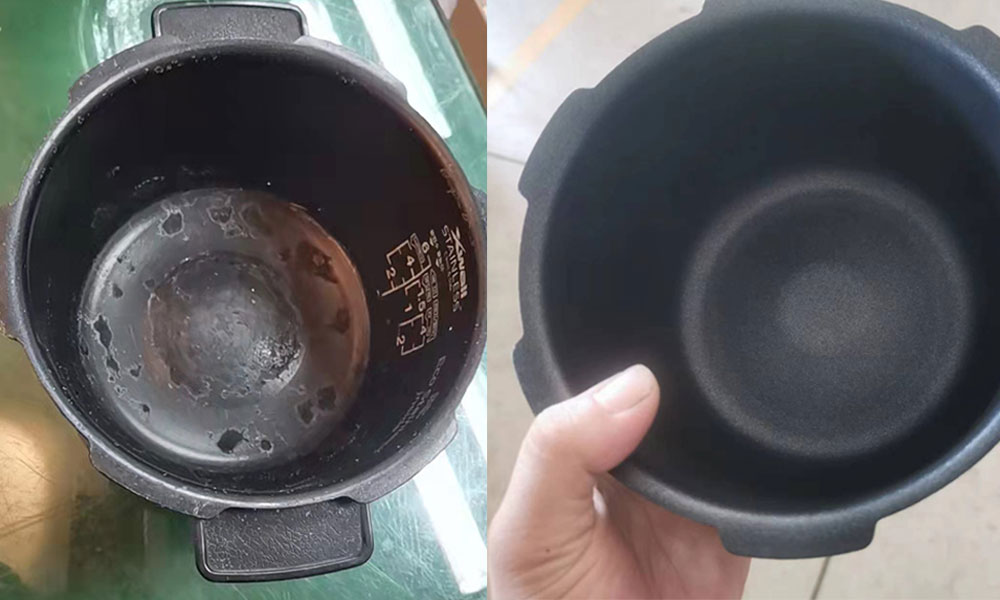 电饭煲内胆掉漆修补 (电饭煲内胆掉漆还能用吗)