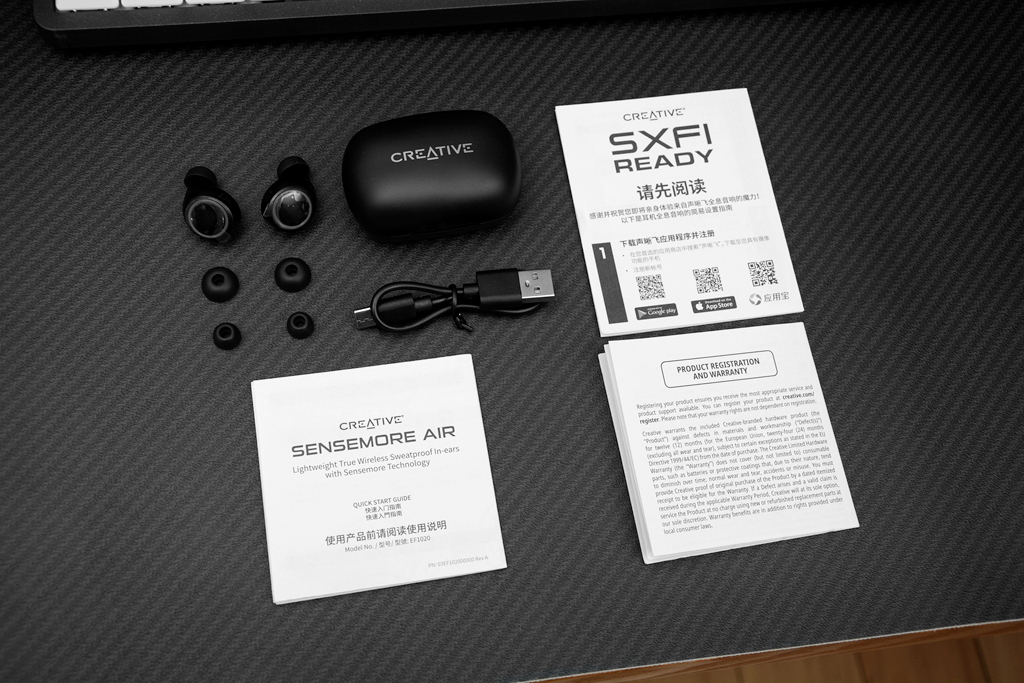 Qi无线充电、主动降噪，创新SensemoreAir真无线蓝牙耳机体验