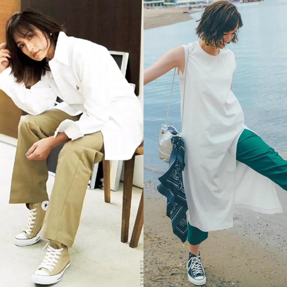 鞋子怎么选更洋气？看日本女人就知道：“平底”和“低跟”差很大