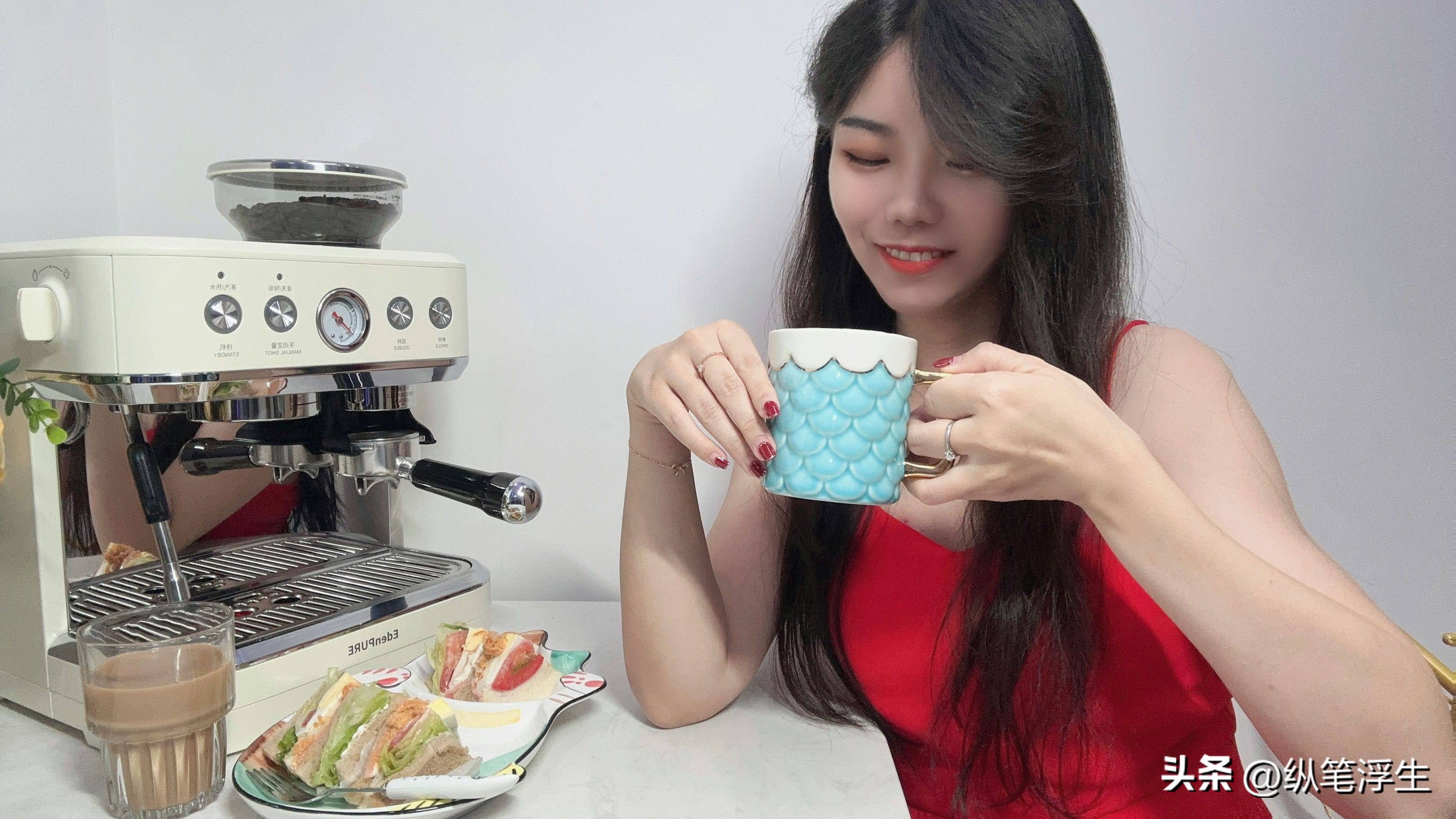 在家也能享受专业咖啡师手艺，宜盾普EOS意式半自动咖啡机体验