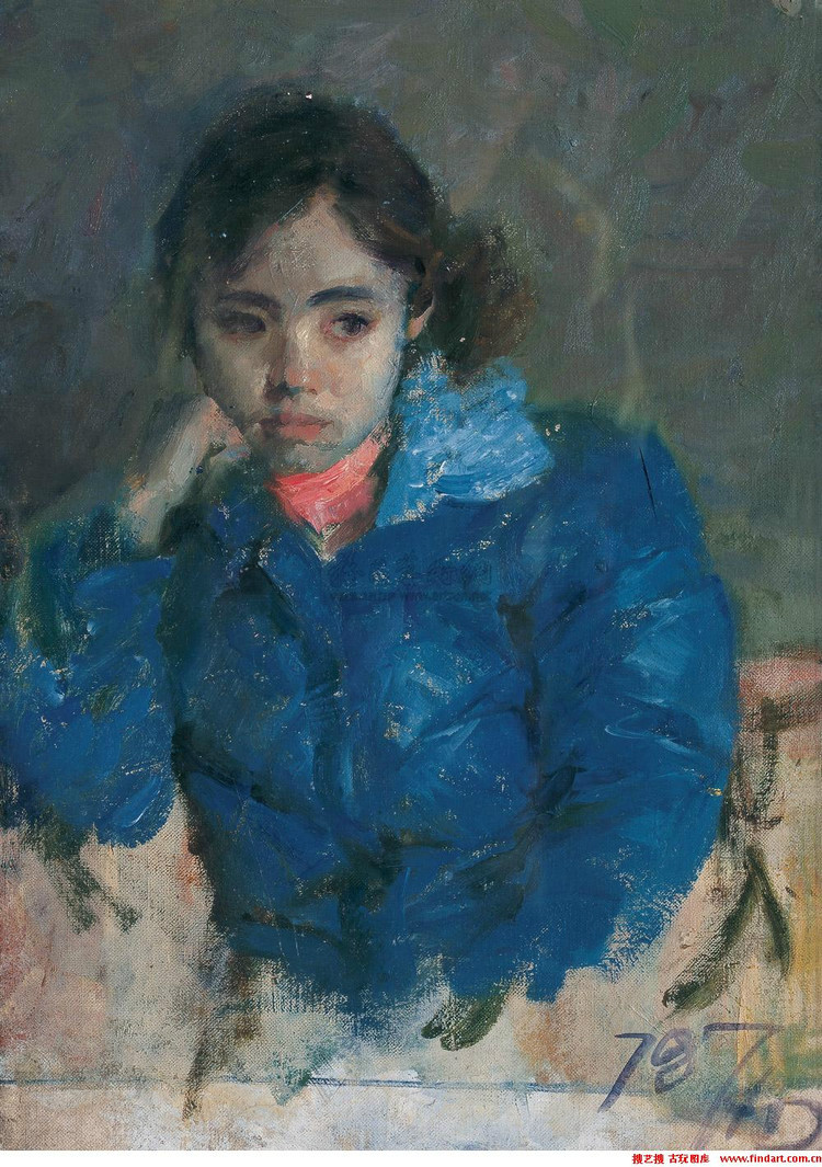 何多苓俄罗斯写生油画,何多苓油画2007