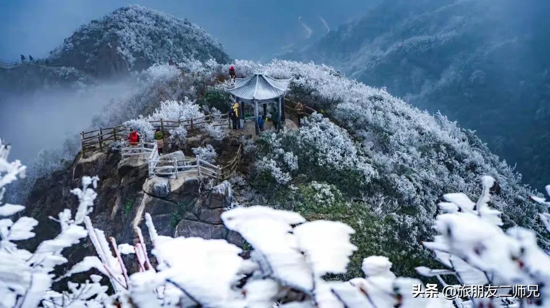 清远金子山旅游攻略看雾凇,广东金子山雪景旅游攻略