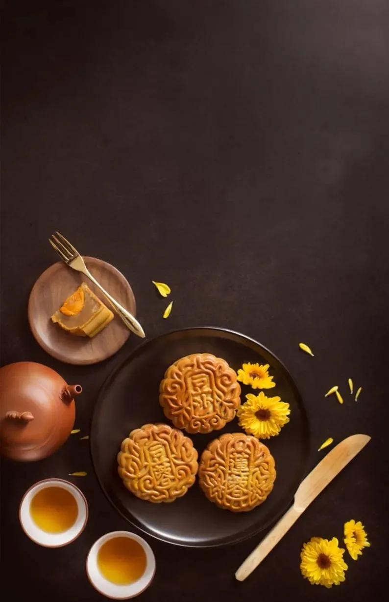 香香甜甜的月饼,中秋月饼壁纸