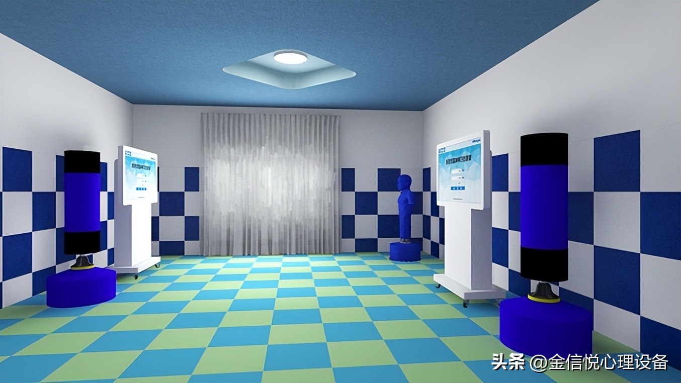 心理健康疏导室设计10平米,单位心理咨询室布置效果图