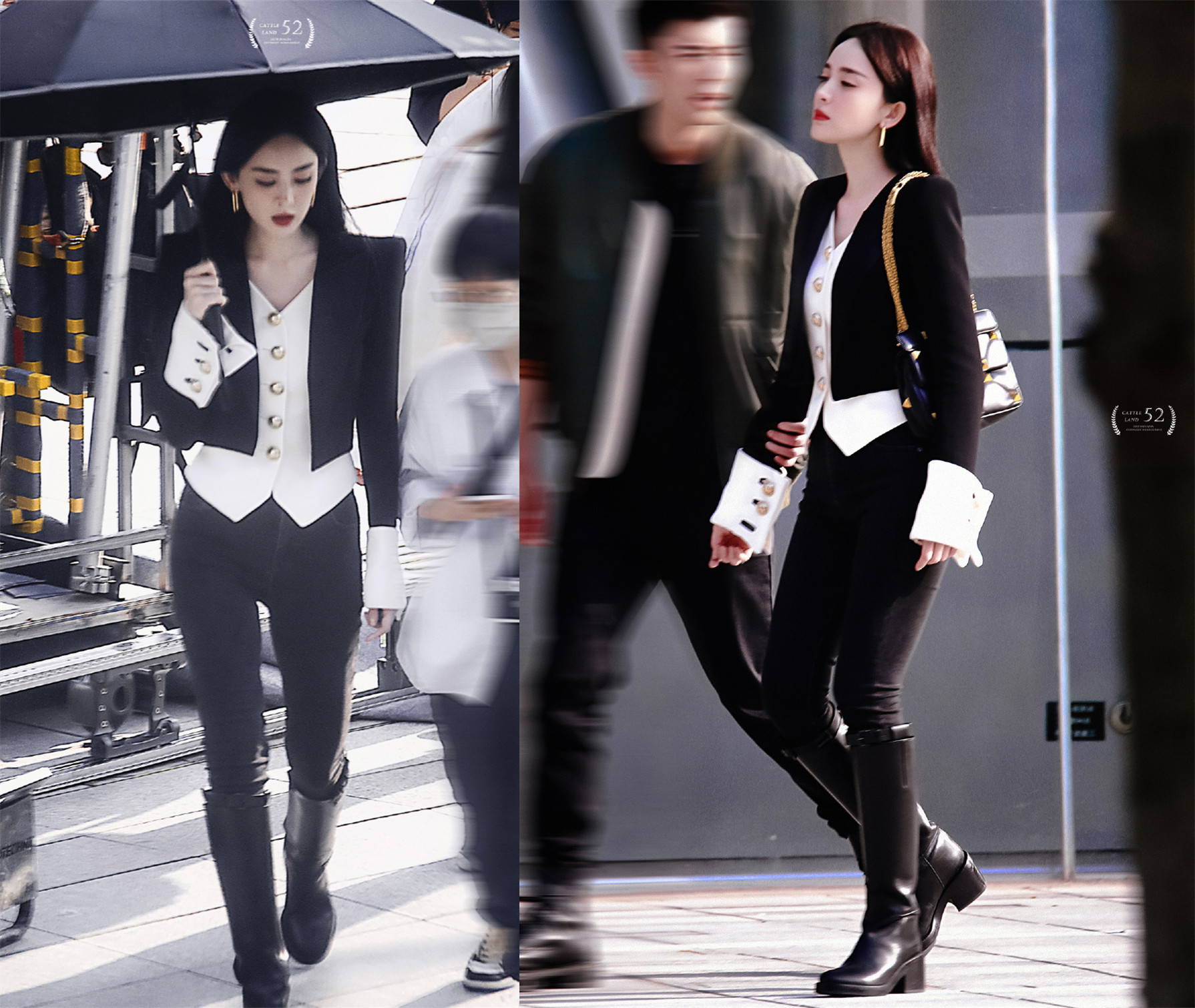 杨幂和娜扎的平底鞋也太美了吧,明星私服杨幂多少钱