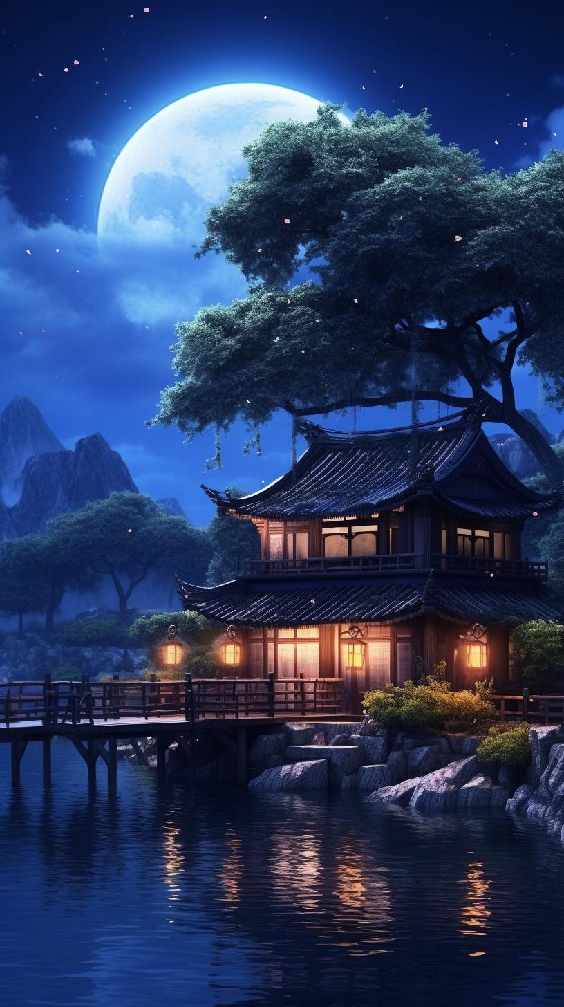 手机壁纸高清仙气清新唯美古风,绝美古风手机意境壁纸