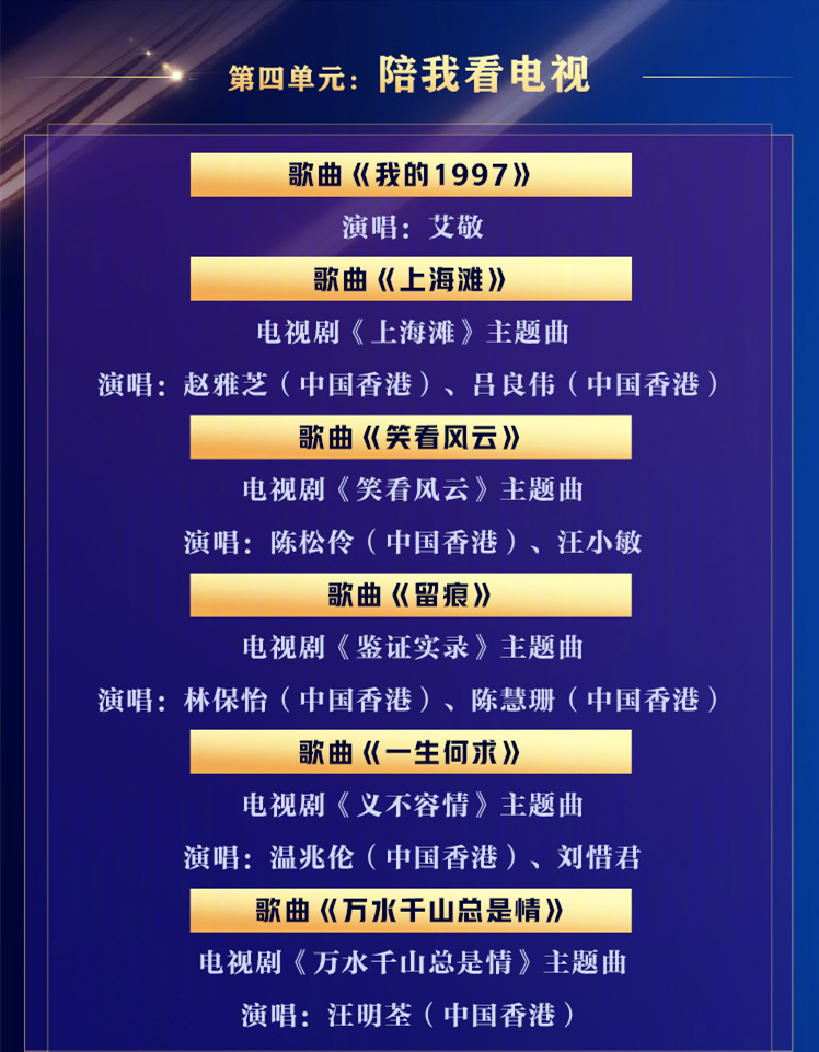 2023湾区升明月节目单,2023湾区升明月完整节目单