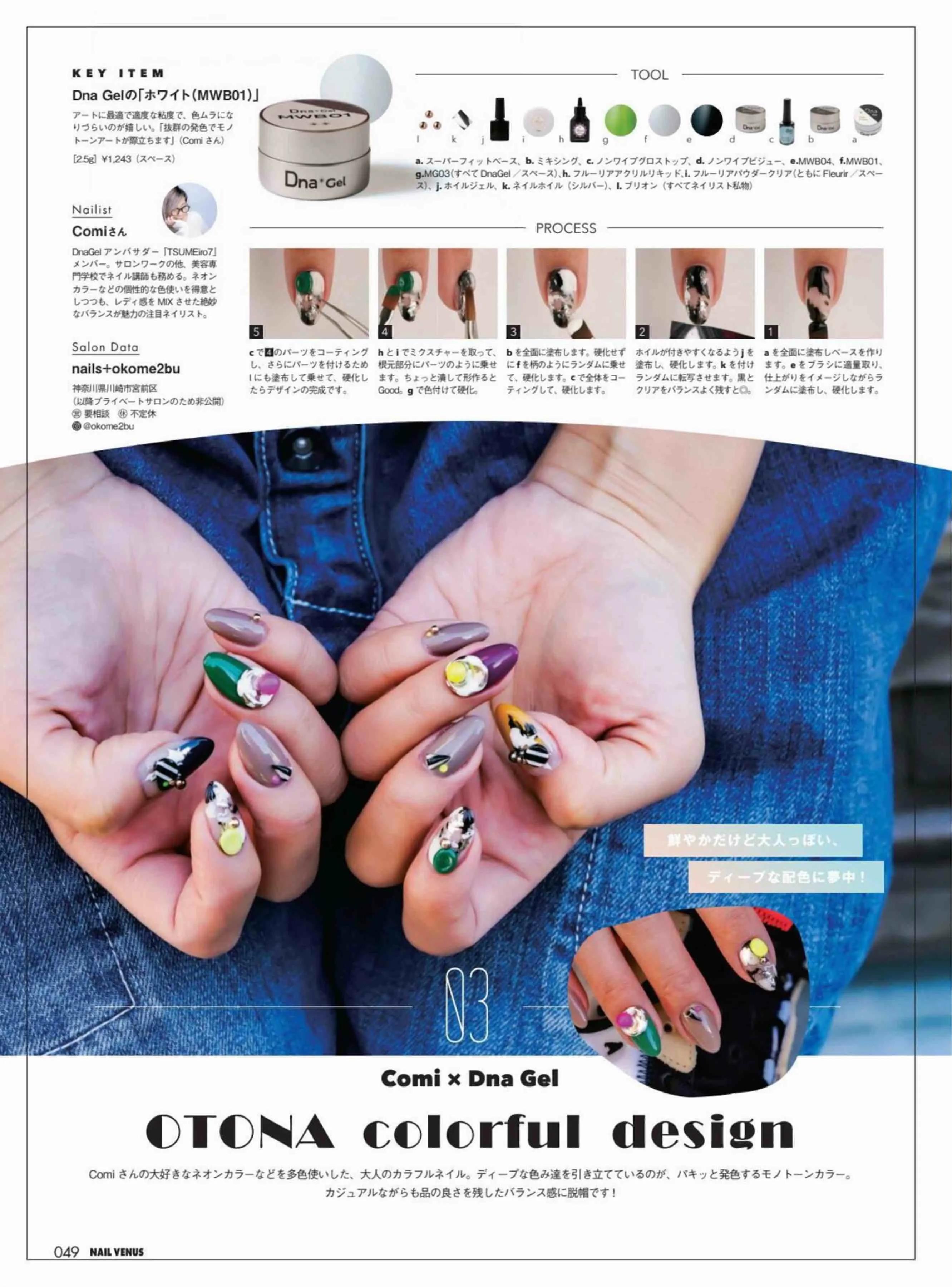 日本时尚杂志《NAILVENUS》2022春夏号