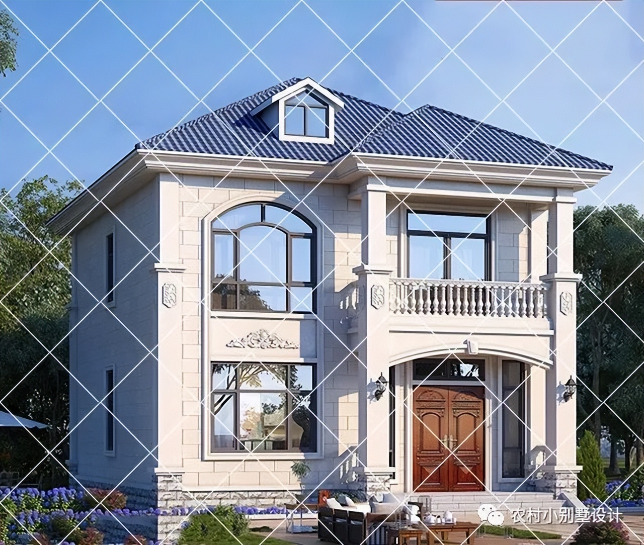 15套占地不足80平方二层农村自建房别墅设计；小宅基地玩出大花样