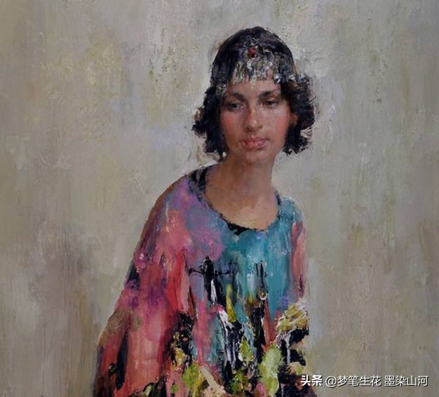 高清油画静物大师作品,欣赏超写实人物油画