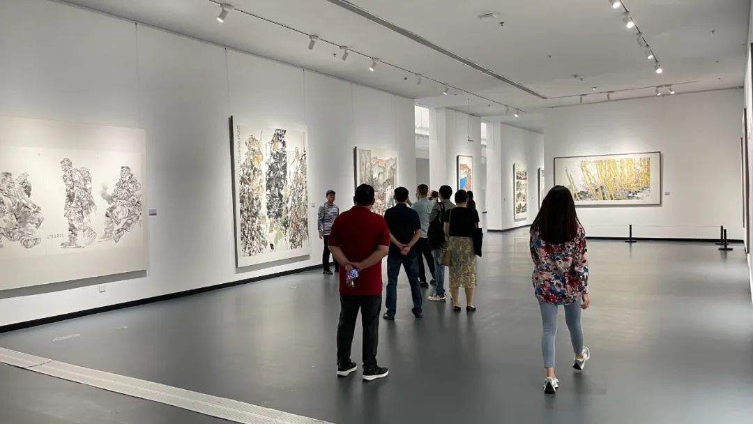 大美长城——唐山市“喜迎二十大共建新家园”主题创作美术作品展开幕