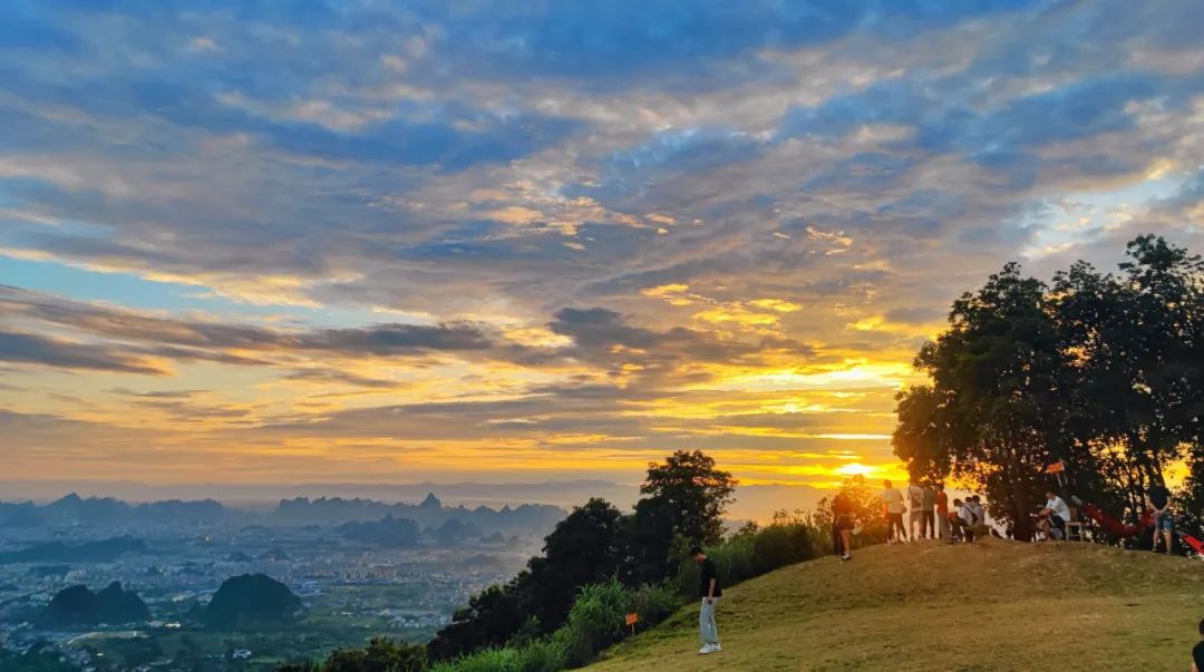桂林晚霞胜地,桂林晚霞十大观赏地点