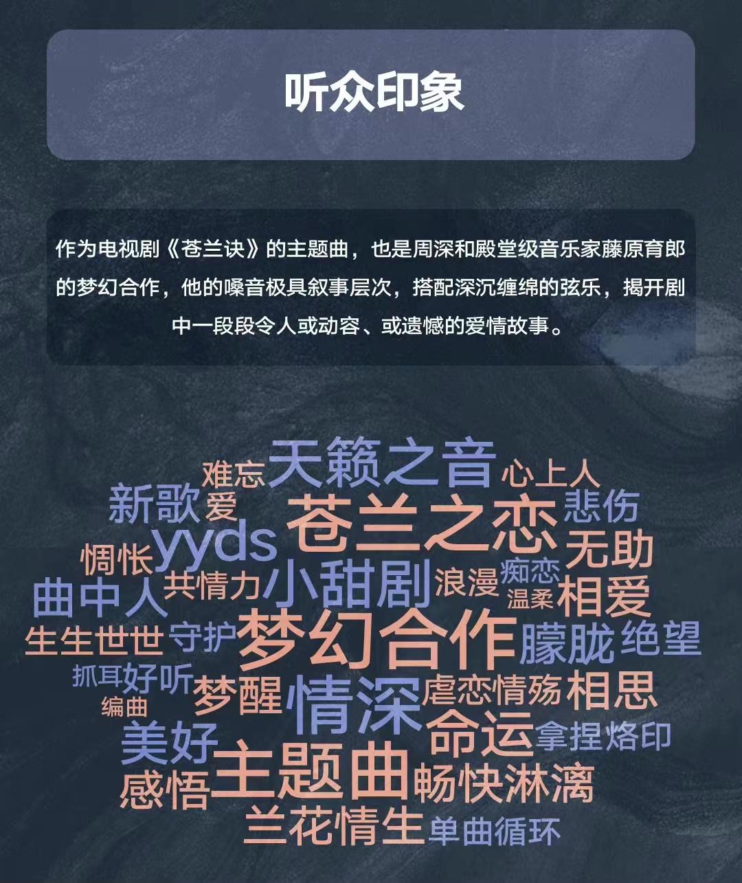 周深苍兰诀余情清唱,周深献唱苍兰诀主题曲是什么