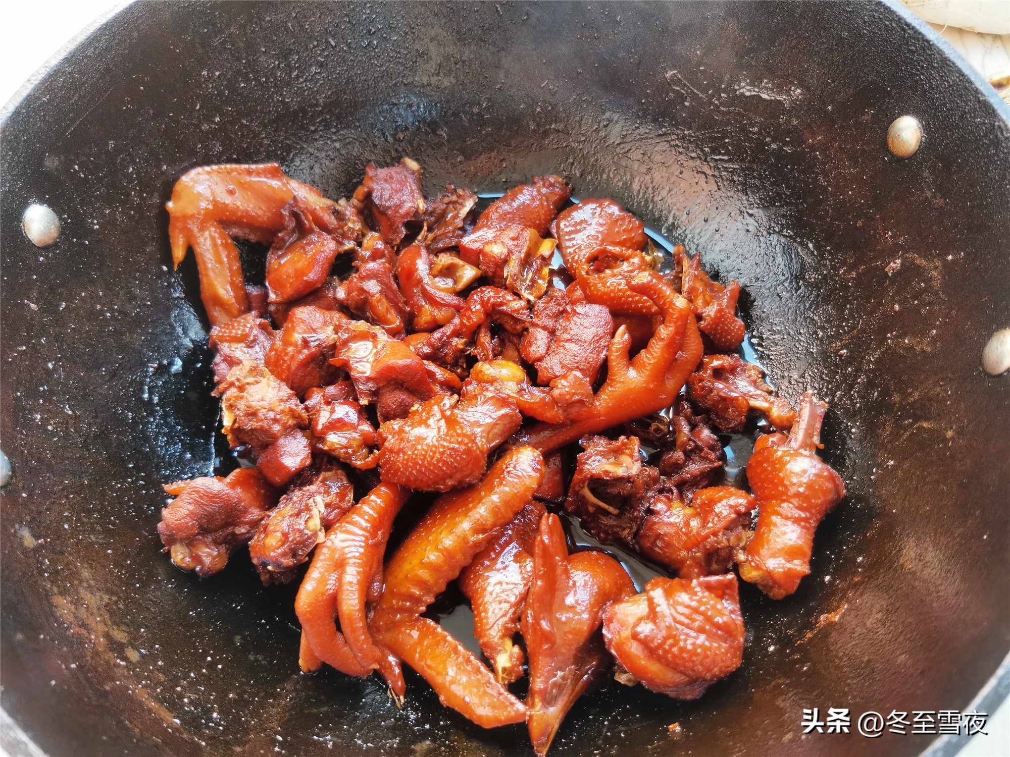 软烂脱骨的红烧鸡块,做红烧鸡块要放多少盐