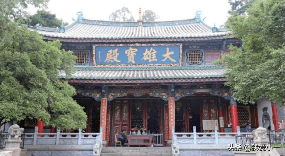 云南昆明古建筑群图,云南省昆明市官渡古镇古建筑