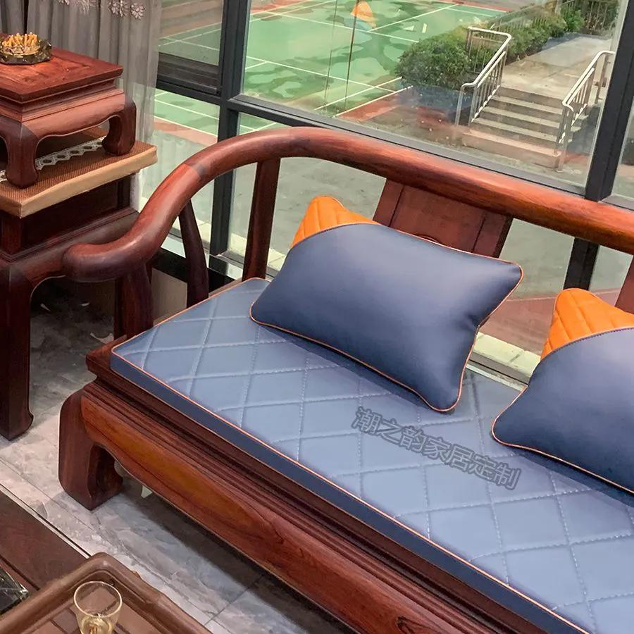 红木沙发坐垫以及木质沙发垫图片,红木家具定制红木坐垫