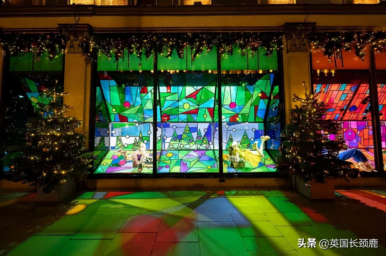 伦敦圣诞橱窗,2021年英国圣诞