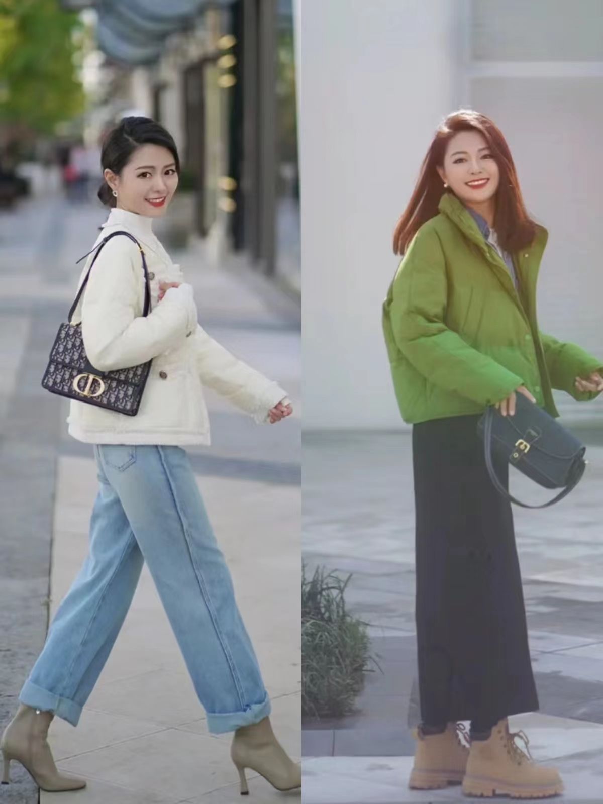 时髦精告诉你,九分裤短靴时髦精都在穿