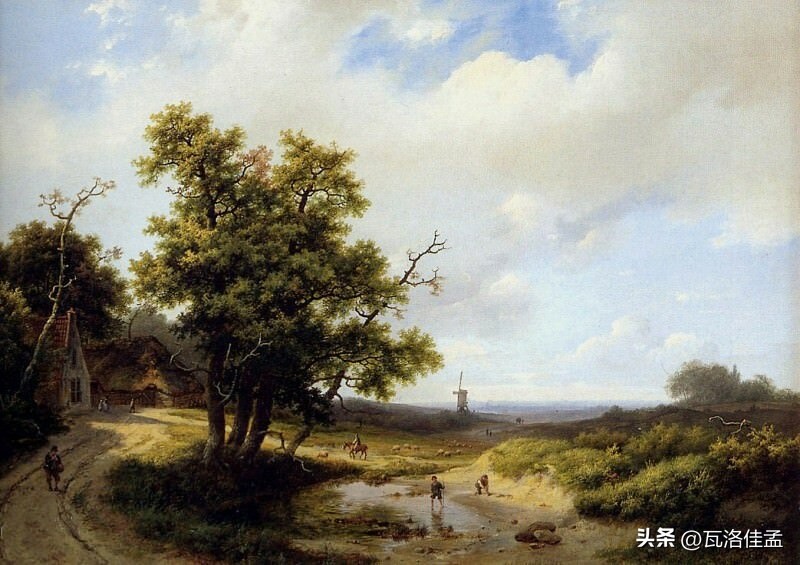 夏天的魅力诗句,夏天的美丽景色绘画