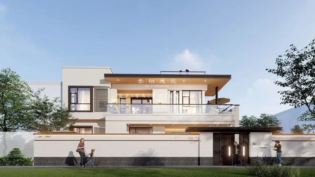 北京简约小别墅二层,北京现代简约轻奢二层别墅