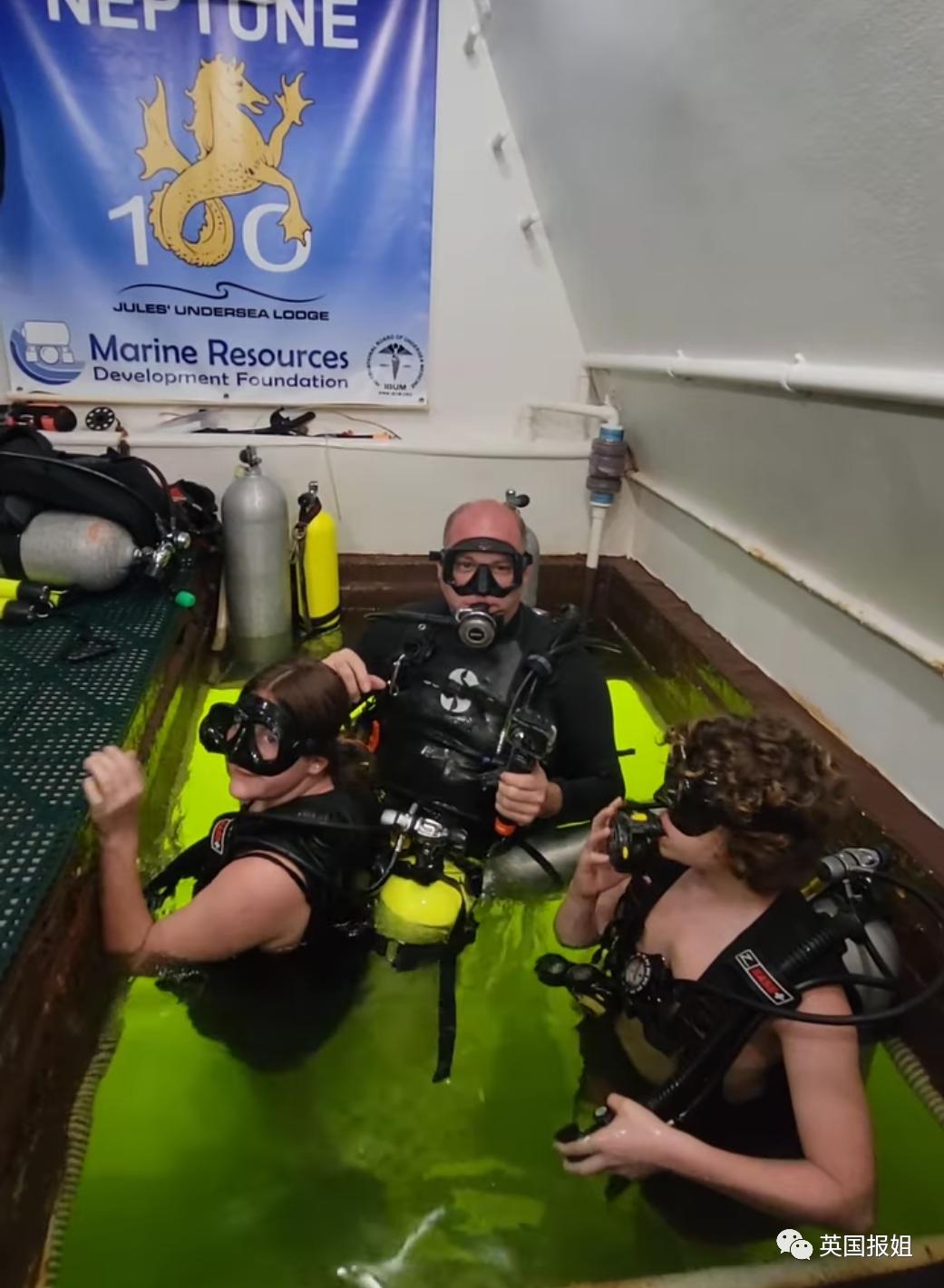 55岁美国教授海底生活95天,美国教授水下挑战