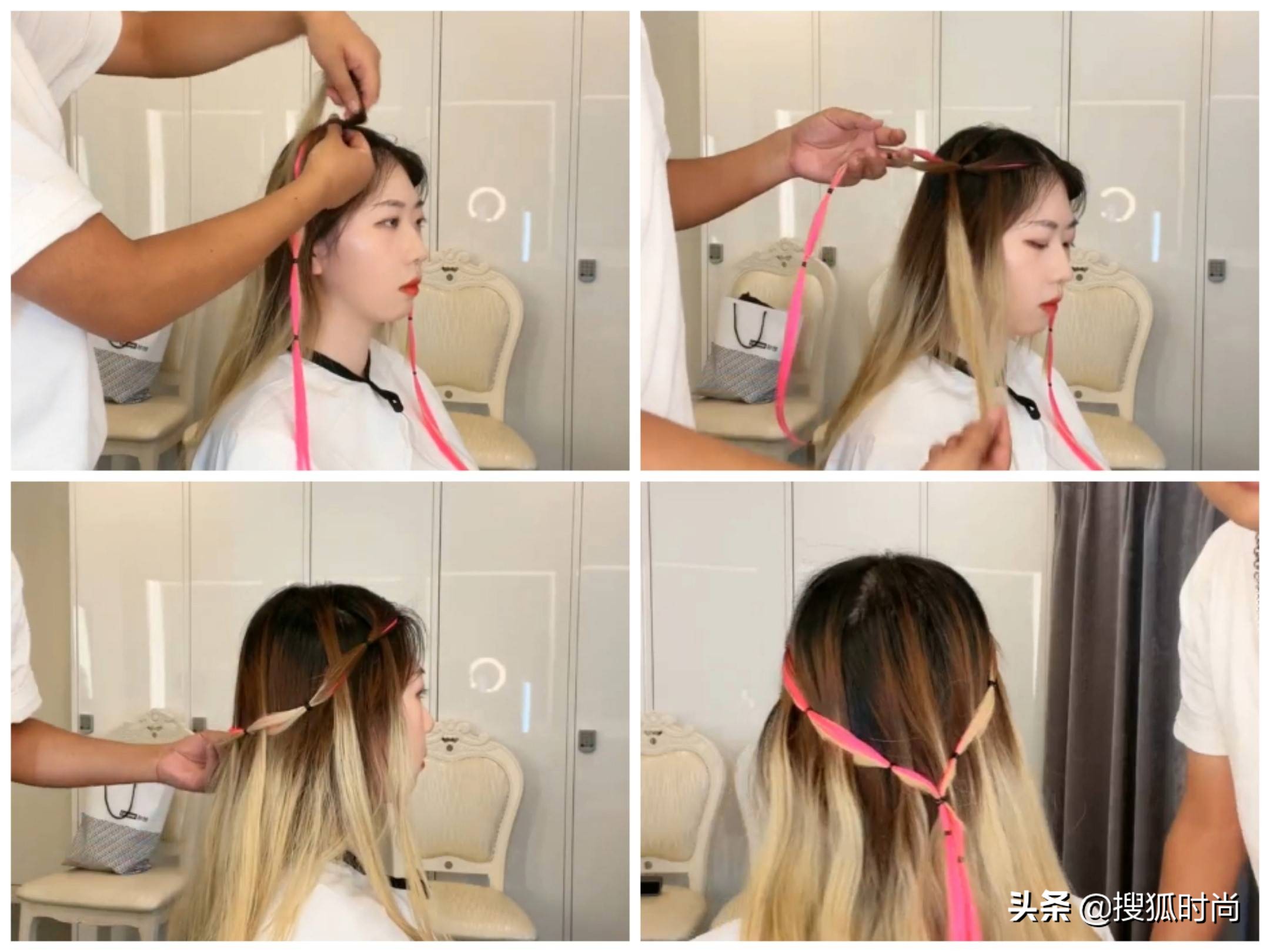 明星发型教程视频简单,简单易上手的夏日清爽发型