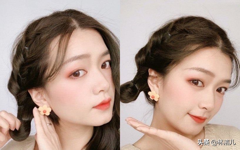 圆脸扎发赵丽颖同款,赵丽颖绑发带的发型图片
