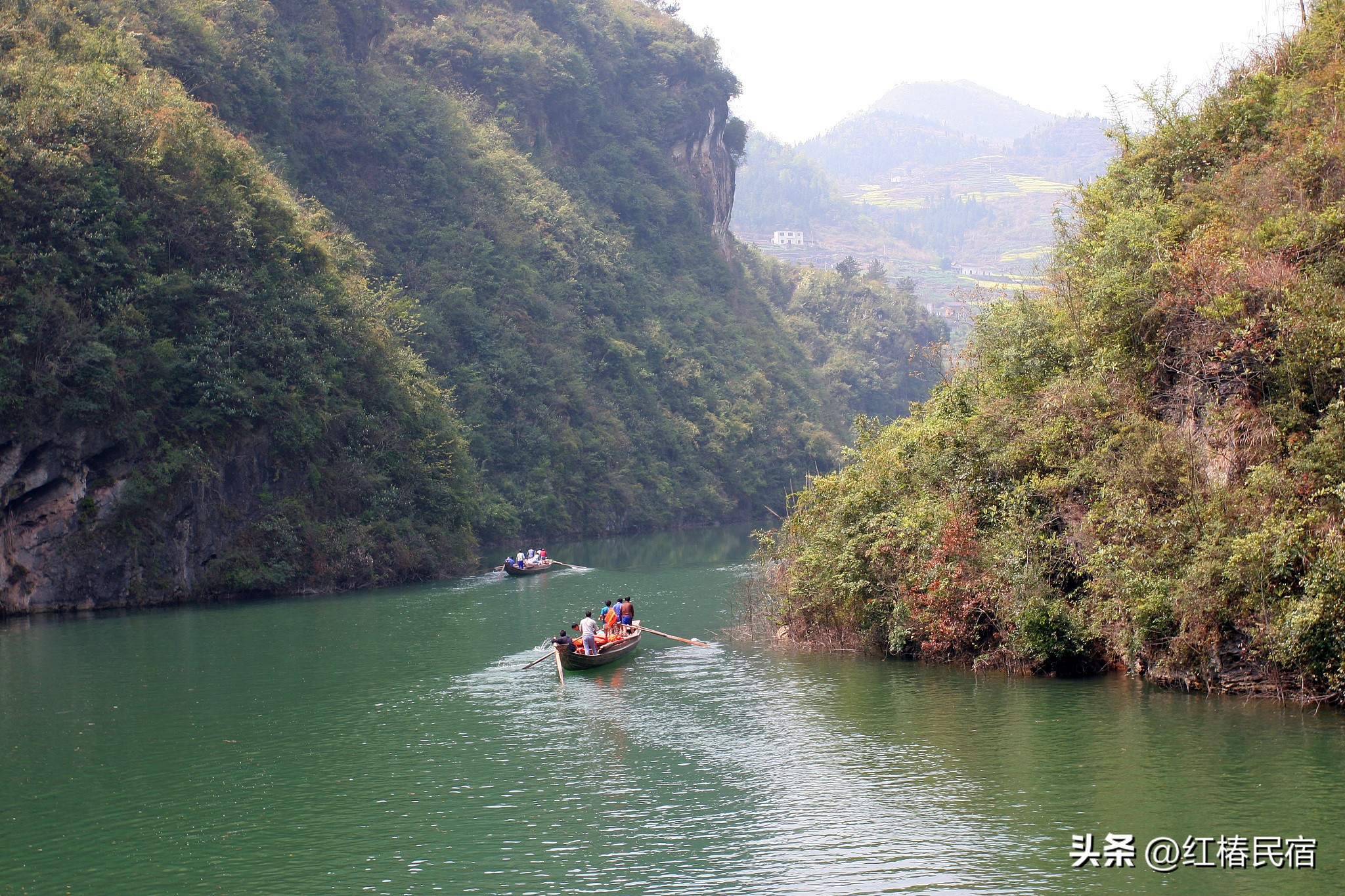 长阳清江画廊的风土人情,风景欣赏湖北宜昌长阳清江画廊