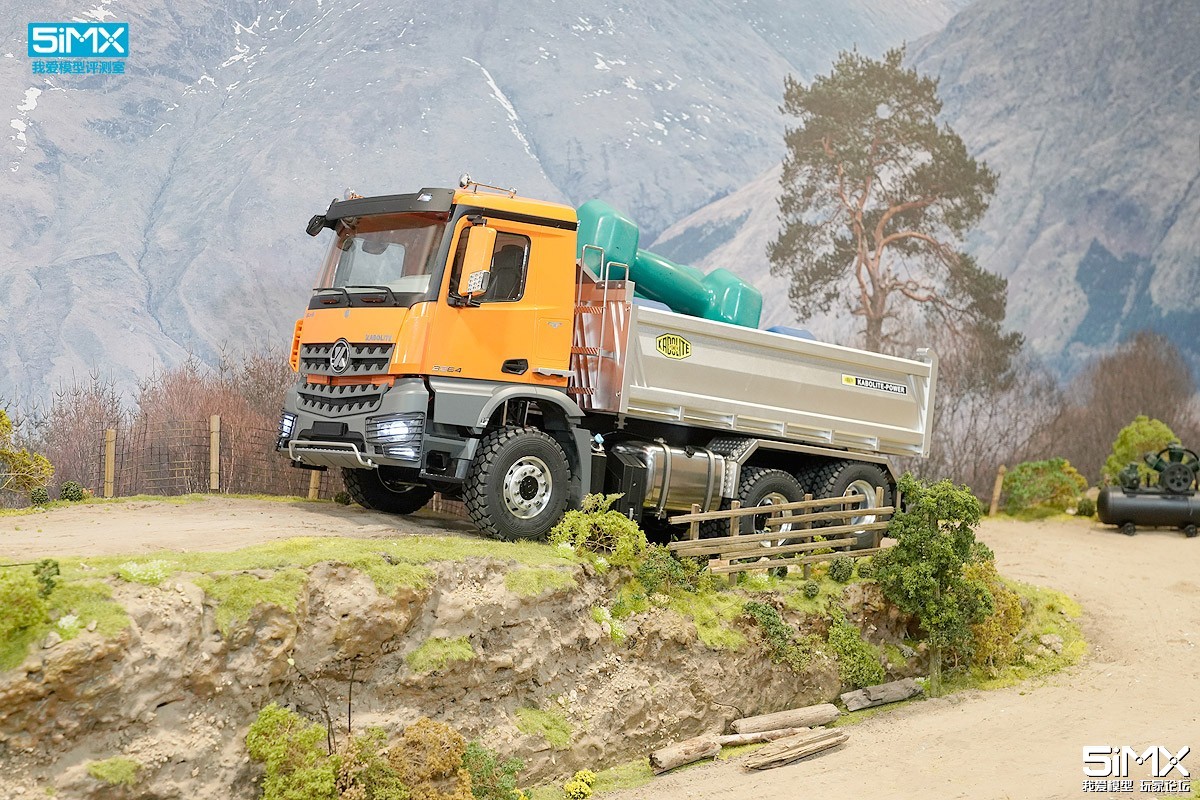 卡勃力特新品K33646x6全轮驱动液压自卸车模型开箱评测