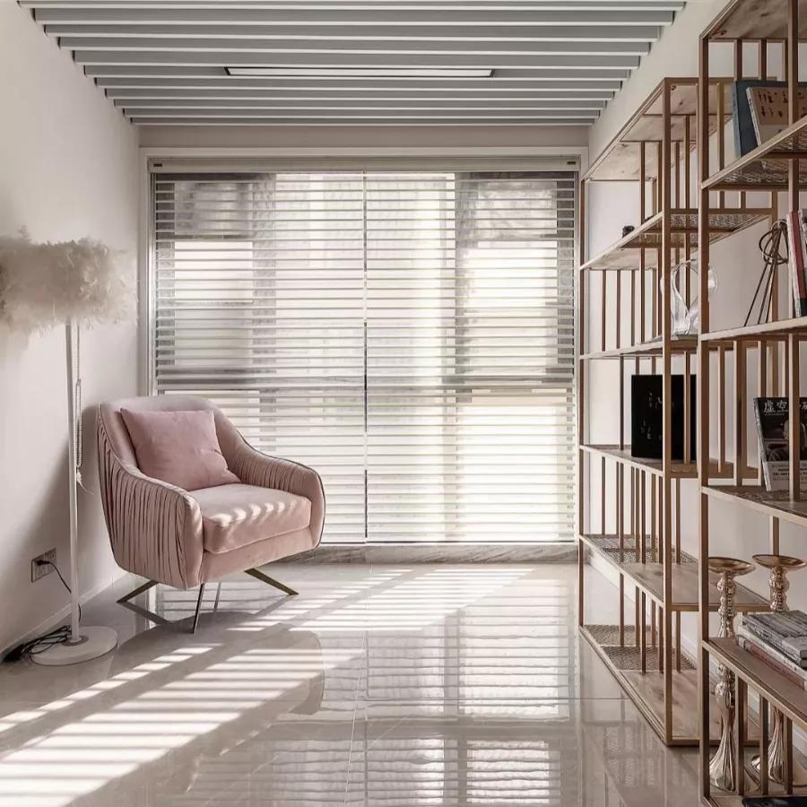 折叠百叶窗帘蜂巢帘,百叶窗帘卷帘高档