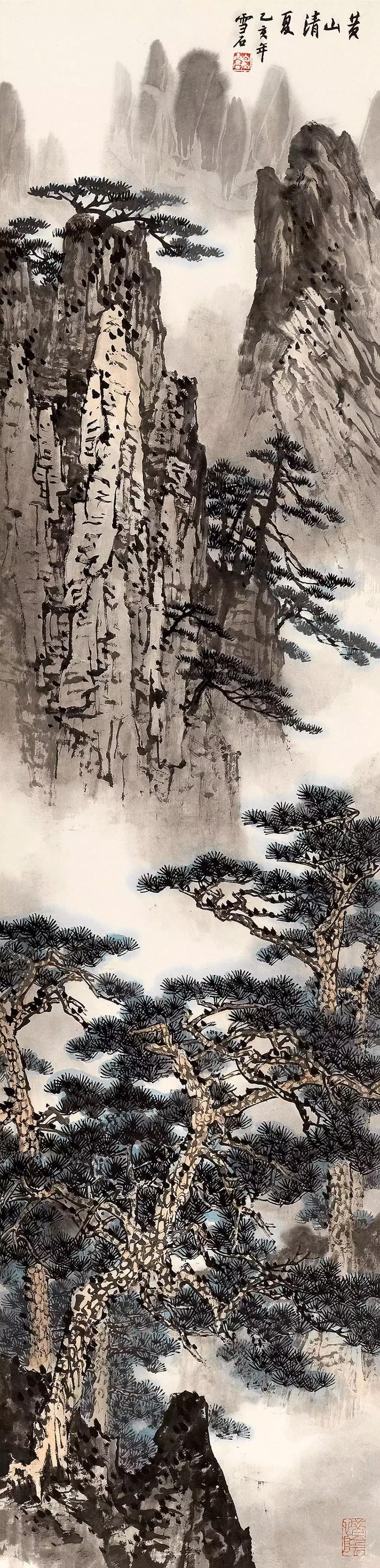 中国画山水画名作高清图片,古代名家横幅山水画作品欣赏
